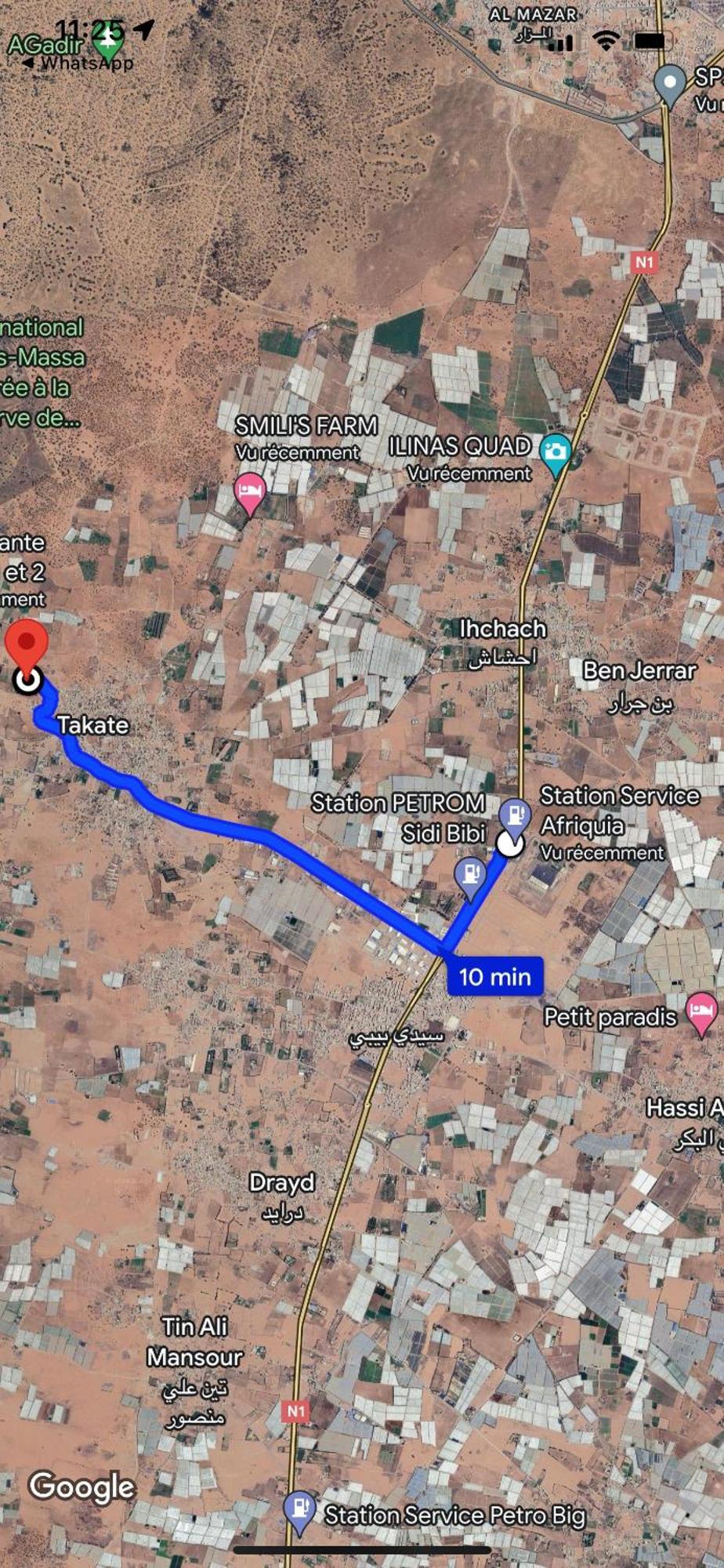 Riad Targante Takate 1 Sidi Bibi Экстерьер фото